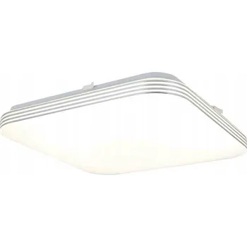 Stropní Svítidlo čtvercový bílý stříbrný neutrální barva 26 cm Eko-Light