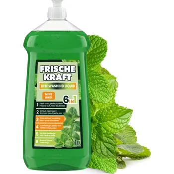 Frische Kraft 6v1 Prostředek na mytí nádobí Mátový 1l