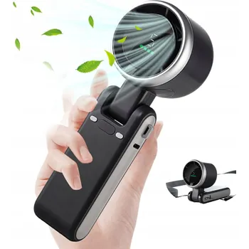 Domácí ventilátor SKLÁDACÍ RUČNÍ VENTILÁTOR USB-C SILNÝ VĚTRÁK 5 RYCHLOSTÍ