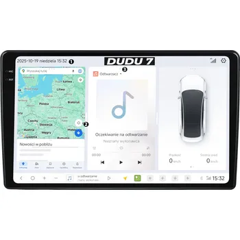 Autorádio DUDUAUTO AUTORÁDIO S NAVIGACÍ CITROEN BERLINGO II 2008-2018 ANDROID QLED 6GB