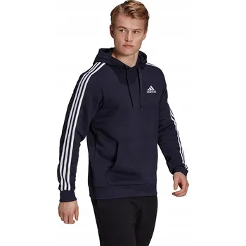 Pánská mikina Pánská mikina adidas Essentials s kapucí a zipem po celé délce, vel. M