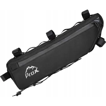 brašna na kolo BRAŠNA CYKLISTICKÁ TAŠKA POD RÁM PROX ALASKA 127 ČERNÁ 2,7L VODOTĚSNÁ