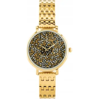 Hodinky DÁMSKÉ HODINKY JORDAN KERR - SS357 (zj926f) zlaté/grafitové