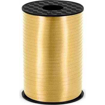 Balónek Stužka na balónky Party Deco PRM5-019 0,5 cm x 225 m zlatá