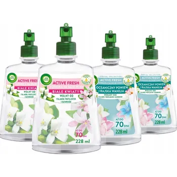 Osvěžovač vzduchu Air Wick Active Fresh náhradní náplň sada mix vůní 4 x 228 ml