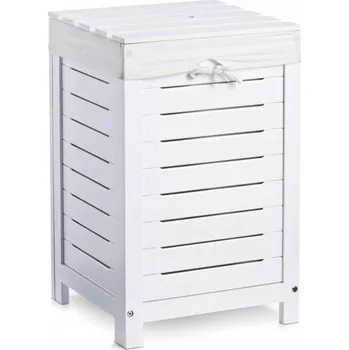 Koš na prádlo DŘEVĚNÝ KOŠ NA PRÁDLO bílý na prádlo ZELLER