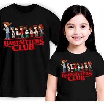 Chlapecké tričko DĚTSKÉ ČERNÉ TRIČKO STRANGER THINGS CHŮVA SEZÓNA VELIKOST M 140 CM