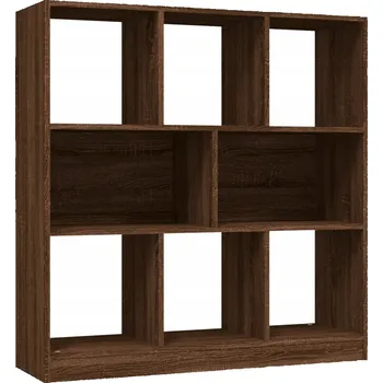 Knihovna Regál hnědý dub 97,5 x 29,5 x 100 cm z dřevotřísky