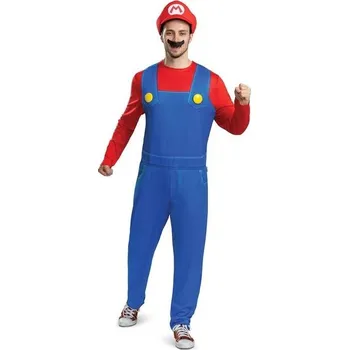 Pánský kostým Maria pro dospělé, oficiální kostým Super Mario Bros Elevated Classic pro dospělé