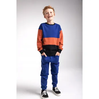 Chlapecká mikina Dětská mikina Mokida bavlna vícebarevná, velikost 116