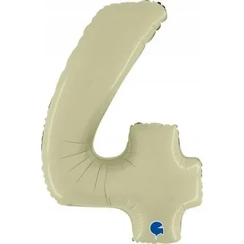 Balónek Fóliový balónek 66 cm - číslice 4 - olivová - W260400SOGR-P
