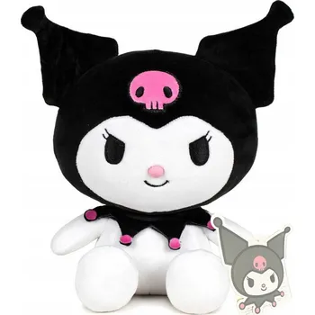 plyšák KUROMI PLYŠOVÁ HRAČKA HELLO KITTY ČERNÁ 25 CM PLYŠOVÁ PLYŠÁK ORIGINÁLNÍ