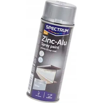 Barva ve spreji Barva 400 ml zinkovo-hliníkový povlak ve spreji stříbrná