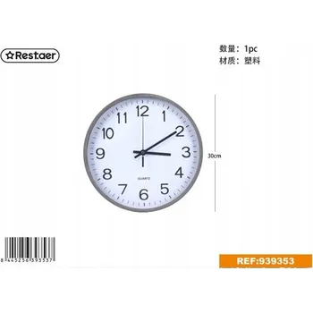 Hodiny Rest.aer - Dřevěné nástěnné hodiny - Kulatý (30 cm)