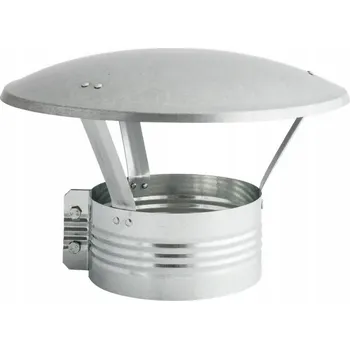 Komín Stříška fi 100 mm, nástavec slunečníku na komín, pozink Darco