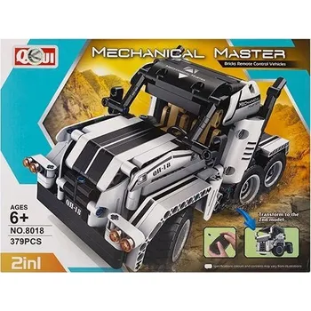 ostatní stavebnice Stavebnice autíček na dálkové ovládání 2 v 1