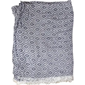 Šála OVS šála modrá 185 cm - dámská