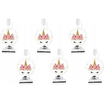 Party dekorace Rozkládací píšťalky trubky Jednorožec 6 ks