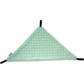 Houpací síť Kraina Tuptusia DOT trojúhelníková houpací síť 30x30 cm mátová