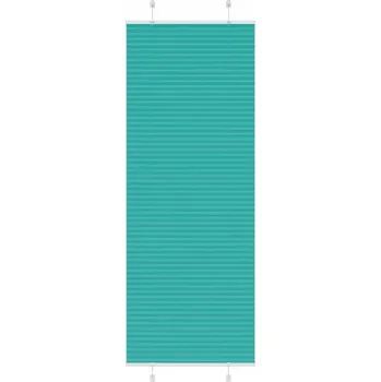 Roleta VidaXL Roleta plisé Zelená Petrol 75x200 cm Šířka látky