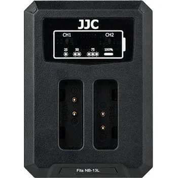Dvoukanálová nabíječka JJC DCH-NB13L pro baterie NB-13L
