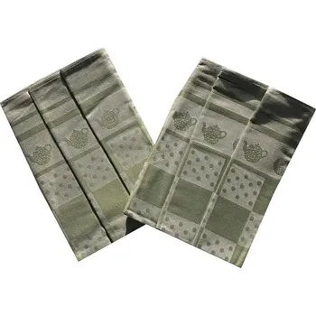 Utěrka Svitap JHJ Ručník Velmi savý 50x70 cm Konvice/hrnec olivová 3 ks