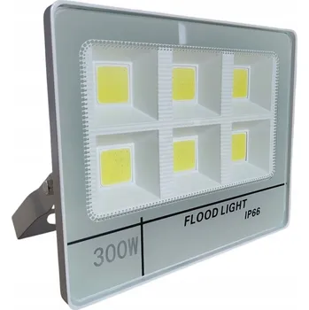 LED HALOGENOVÁ LAMPA 300W REFLEKTOR STAVEBNÍ ZAHRADNÍ SKLADOVÁ BÍLÁ NOVÁ