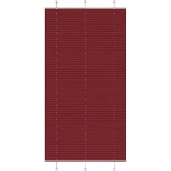 Roleta VidaXL Roleta plisé Bordó červená 110x200 cm Šířka látky
