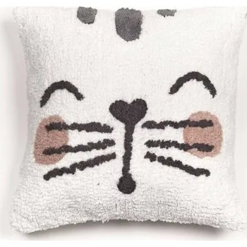 Polštář BAVLNĚNÝ POLŠTÁŘ PRO DĚTI 40X40 CM VÝPLŇ POLYESTER