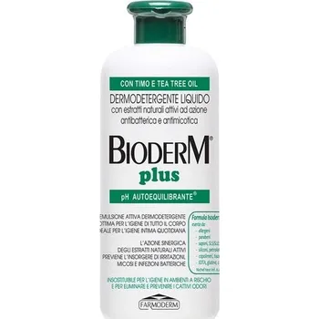 Péče o rty Bioderm Plus Timo - Antibakteriální sprchový gel s esenciálními oleji z tymiánu a čajovníku -