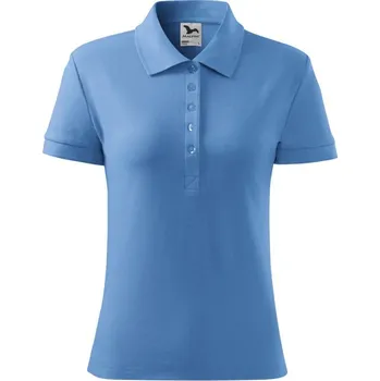 Dámské tričko Cotton polokošile dámská XS nebesky modrá