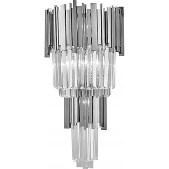 Nástěnné svítidlo Nástěnná lampa varhany Pipe Organ Wall L chrom - dvouradá křišťálová lampa 60 cm
