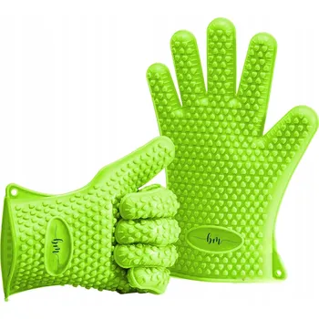 Chňapka SILIKONOVÉ KUCHYŇSKÉ RUKAVICE NA PEČENÍ VAŘENÍ CHŇAPKY SADA