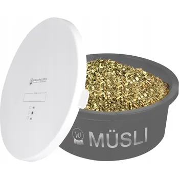 Miska pro psa Miska na krmivo 5 l + víko Waldhausen Šedá