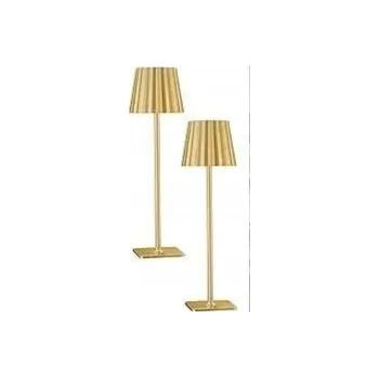 Lampička LED stolní lampa bezdrátová dotyková IP44 zlatá barva USB C sada 2ks