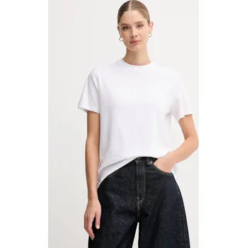 Pánské tričko Bavlněné tričko Calvin Klein Jeans LV047D873G bílá 00X, vel. XS