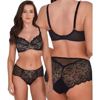 Podprsenka Gaia podprsenka s měkkými košíčky hnědá velikost 75D