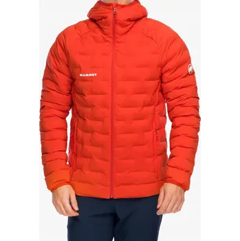 Zateplená bunda Mammut Sender IN Hooded Jacket - mammut červená XL