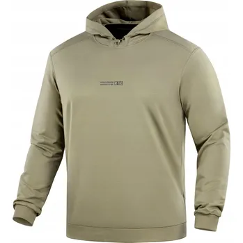 Pánská mikina M-Tac Pánská Mikina Bavlněná s kapucí Hoodie Born By Revolution Tan XL