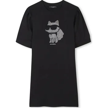 Dámské šaty Dívčí šaty Karl Lagerfeld Z30458.114.150 černá 99X, vel. 114