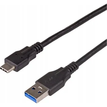 Datový kabel Kabel Akyga USB - USB 3.1 typ C 1 m černý