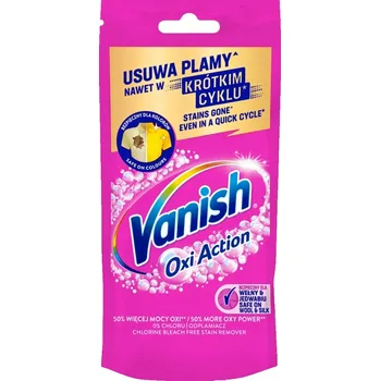 Odstraňovač skvrn Vanish Oxi Action Pink Odstraňovač skvrn na tkaniny v gelu 100 ml