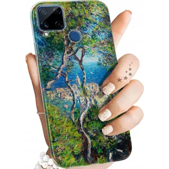 Pouzdro na mobilní telefon Zadní Kryt Hello Case pro realme C15 zelený