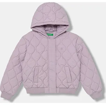 Chlapecká bunda Dětská bunda United Colors of Benetton 2IGGCN06M.G.seasonal fialová 04X, vel. 160