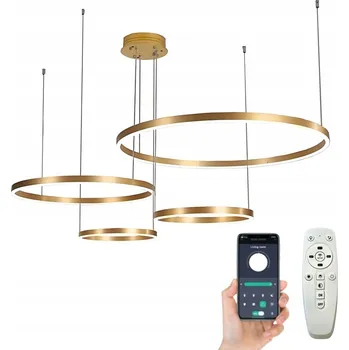 Závěsné svítidlo Amper Ring Gold 4 - světelné body s integrovaným LED zdrojem