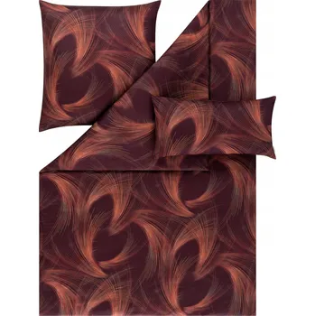 Povlečení Povlečení Estella 7993/405 Lino Mako Satén 200 x 220 cm 5 dílů