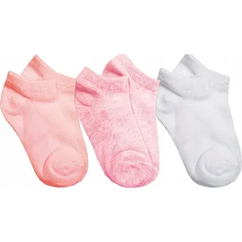 Pánská móda 39-42 Kotníkové Ponožky 3PAK AŽUROVÉ ponožky krátké letní bavlněné Noviti