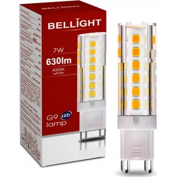 Žárovka LED žárovka KAPSLOVÁ G9 7W 230V 4000K NEUTRÁLNÍ BÍLÁ 630lm 200° Bellight