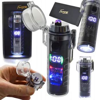 Zapalovač Plazmový Elektrický USB s LED svítilnou Dárek pro něj