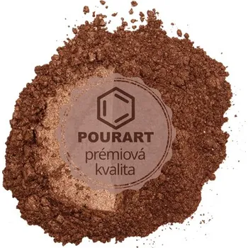 PourArt Metalický prášek DK411 Pearl Coffee Brown 10g